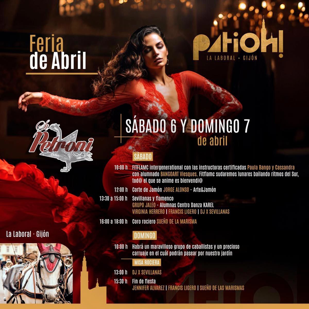 Feria de Abril en PatiOh! La Laboral Gijón portada